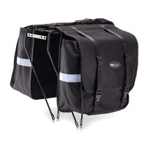 Dviračio krepšiai ant bagažinės Lux, 28x14x38cm (juodas)