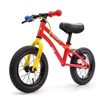 Balansinis dviratis METEOR Fireman, 12" (raudonas/geltonas)