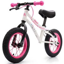 Balansinis dviratis METEOR Olly, 12" (baltas/rožinis)
