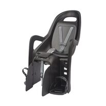 Dviračio kėdutė Polisport Groovy CFS galinė ant bagžinės 22kg (juoda/pilka)