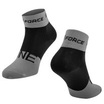 Kojinės FORCE One (pilka/juoda) L-XL 42-47
