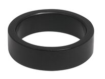 Vairo kolonėlės žiedas FORCE 1 1/8" 10mm (aliuminis, juodas)