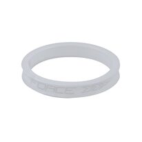 Vairo kolonėlės žiedas FORCE 1 1/8" 5mm (aliuminis, baltas)